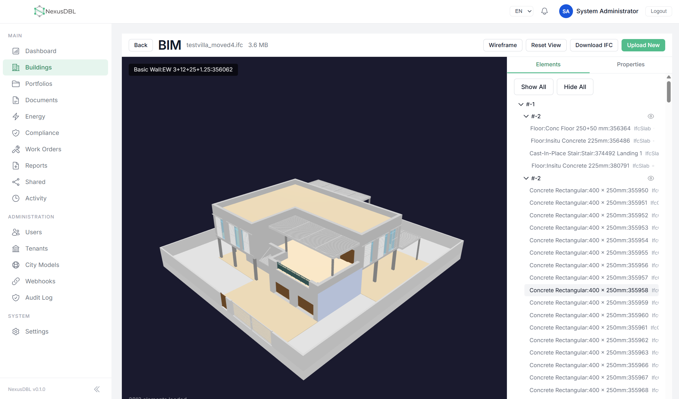 BIM IFC Viewer